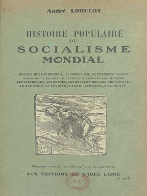 cover image of Histoire populaire du socialisme mondial